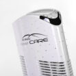 Purificatore d'aria Ionic-CARE, dettaglio parte superiore, colore bianco perlato decorato con cristalli