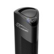 Purificatore d'aria Ionic-CARE con LED accesa, colore nero