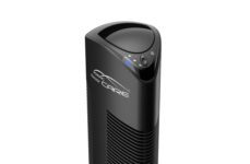 Purificatore d'aria Ionic-CARE con LED accesa, colore nero