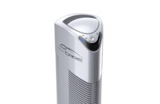 Purificatore d'aria Ionic-CARE con LED accesa, colore argento